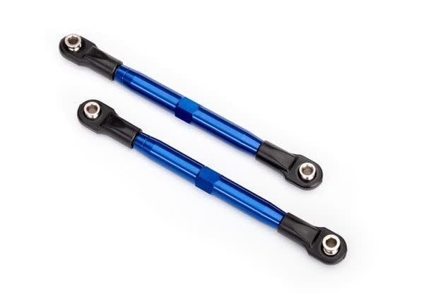 Traxxas Toe Links (Tubes Blue Anodized 7075-T6 Aluminum, Stronger Than Titanium) 87mm