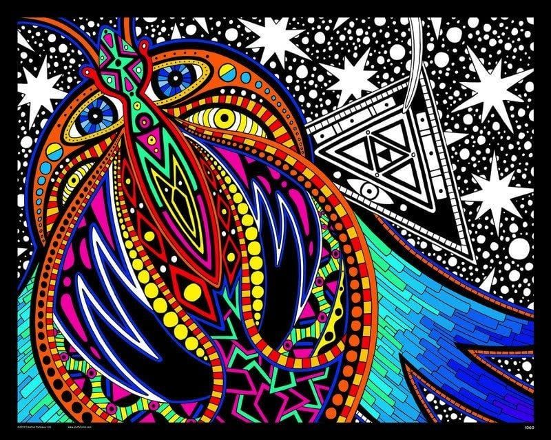 Stuff To Color 16X20 Velvet Poster Spirit In The Sky