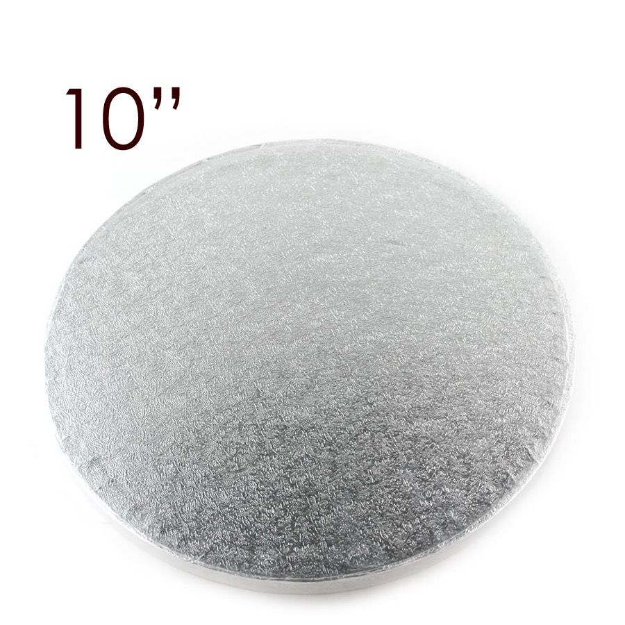 Enjay 10x0.5in Silver Drum Board Round