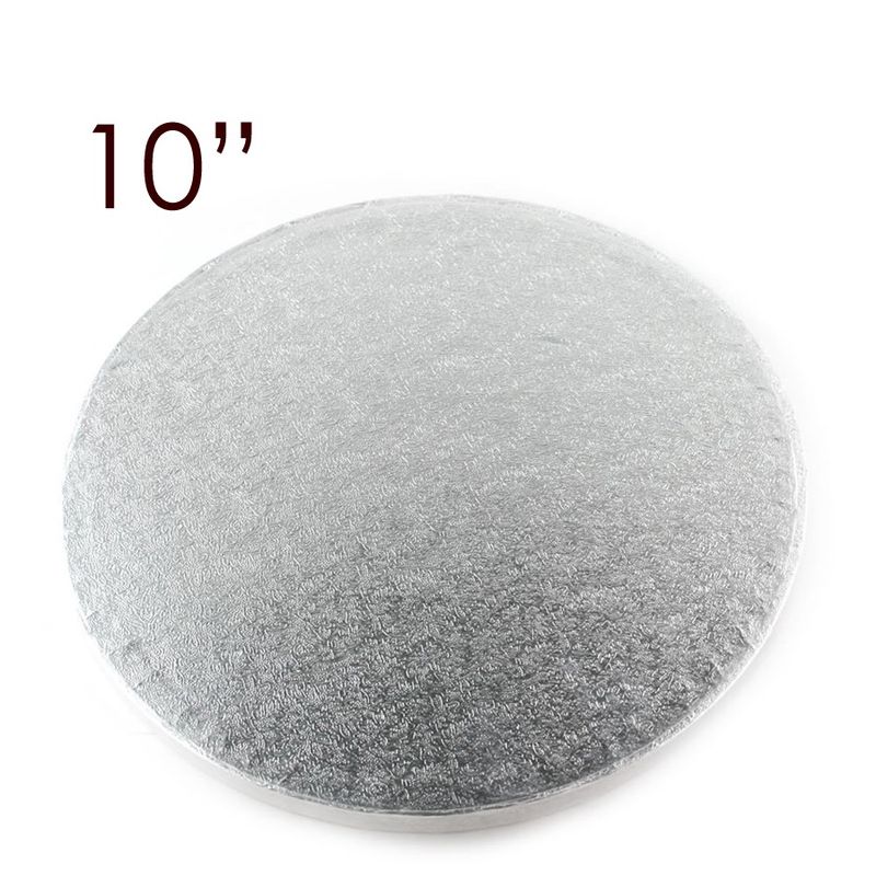 Enjay 10x0.5in Silver Drum Board Round