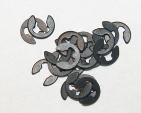 APS 7.0mm E-Clips Spring Steel BLK