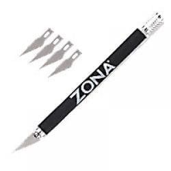 Zona Knife Soft Grip W/4 Blds