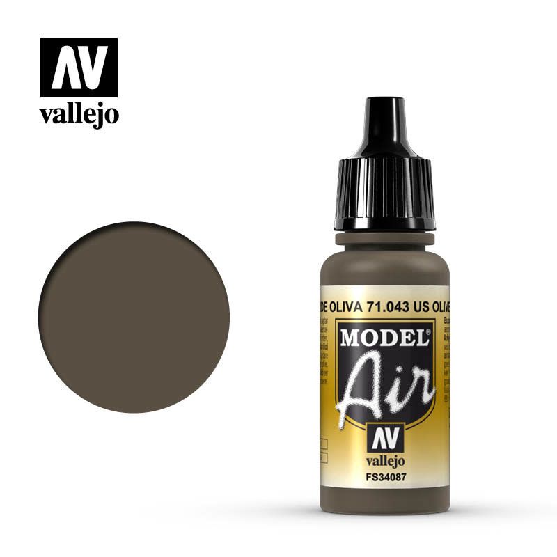 Vallejo Olive Drab 17ml Acylic