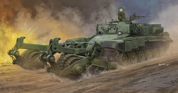 Trumpeter 1/35 Russian Mine Clearing Vehicle BMR-3