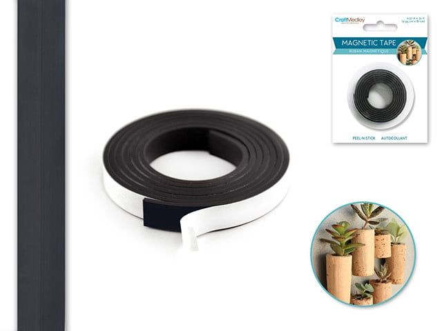 CraftMedley 3/8x32in Magnetic Tape Strip Peel n Stick