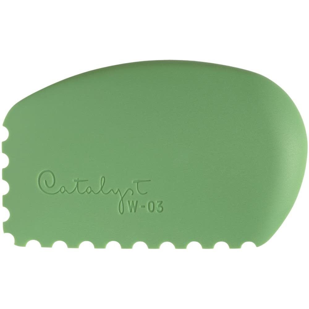 Princeton Catalyst Silicone Wedge Tool Green W-03