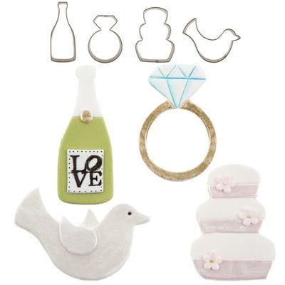 CK Products Cutie Cupcake Wedding 4 Piece Set