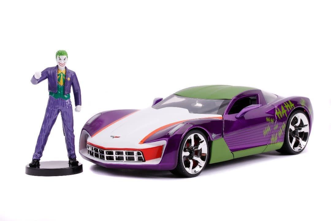 Jada Toys 1/24 "Hollywood Rides" 2009 Corvette Stingray Concept with Joker