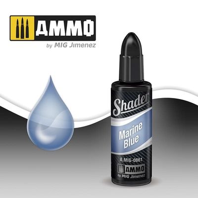 Ammo of MIG Marine Blue Shader 10ml