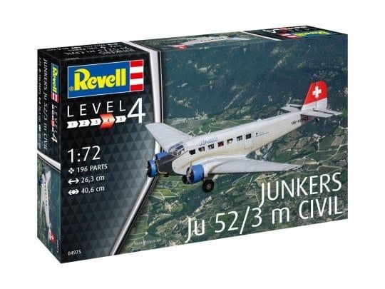 Revell 1/72 Junkers Ju 52/3M Civil