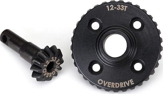 Traxxas Ring gear, differential/ pinion gear, differential (overdrive, machined)