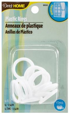 Dritz Plastic Rings 1&quot; 14/Pkg