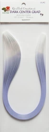 Quilled Creations Quilling Paper Lilac Dark Center Graduated 1/8in