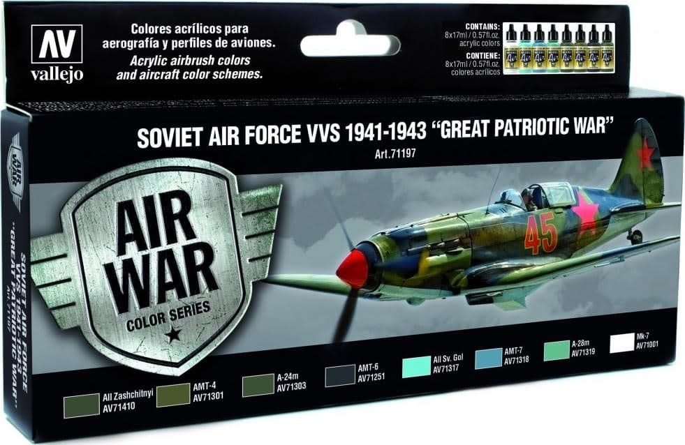 Vallejo 4143 Soviet Air Force Color Paint Set