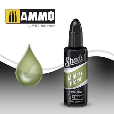 Ammo of MIG Military Green Shader 10ml