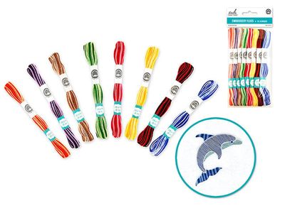 Needle Crafter Cotton Floss 8M Variegated Darks