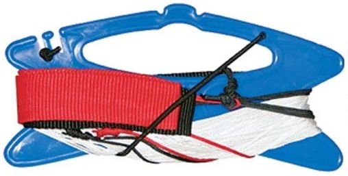 Skydogs Kites  100lb - 65&#39; Dual Stunt Line, Dyneema on Winder w/ Straps