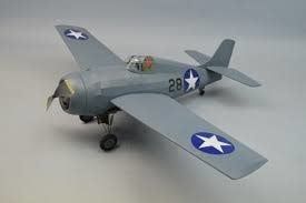 Dumas 30in Wingspan F4F Wildcat Balsa Kit