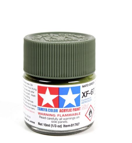 Tamiya XF-67 NATO Green Acrylic Mini 10ml