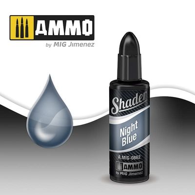 Ammo of MIG Night Blue Shader 10ml