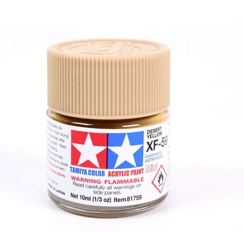 Tamiya XF-59 Desert Yellow Acrylic Mini 10ml