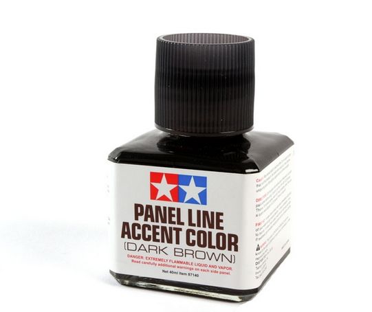 Tamiya Panel Accent Dark Brown 40ml