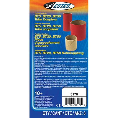 Estes Rockets BT5/BT20/BT50 Rocket Body Tube Coup