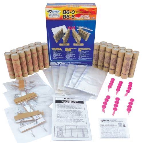 Estes B6-0/B6-6 Rocket Engines Bulk Pack (24)