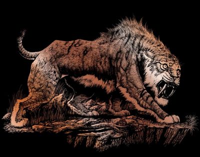 Royal &amp; Langnickel Copper Foil Engraving Art Kit 8x10in Sabretooth