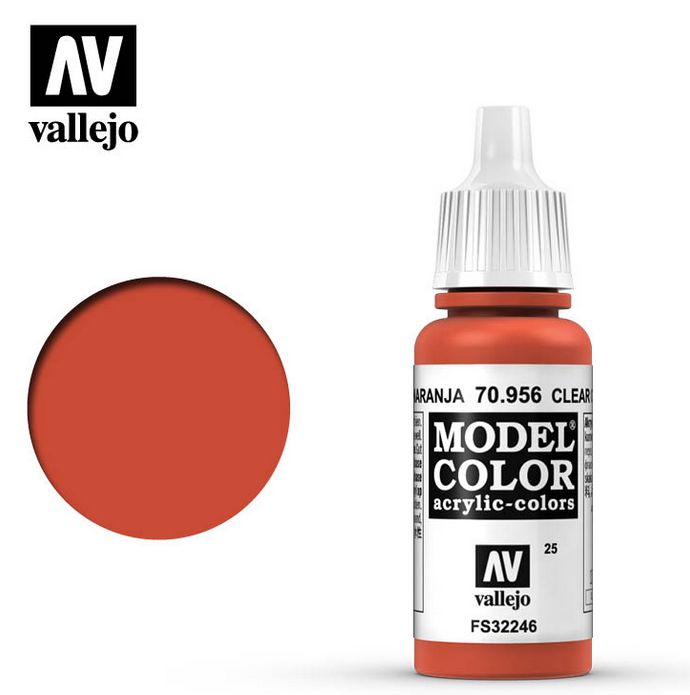 Vallejo Clear Orange 17ml
