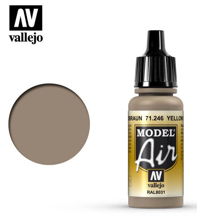 Vallejo Yellow Brown RAL8031 17ml