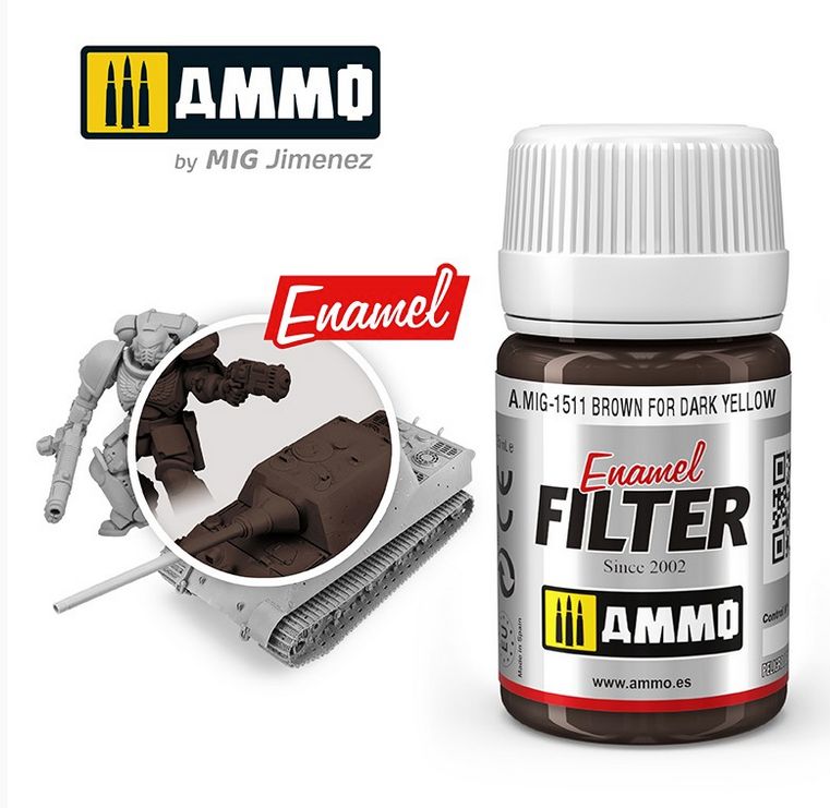 Ammo of MIG Brown For Dark Yellow 35ml