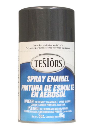 Testors Enamel Graphite Gray Metallic 3oz