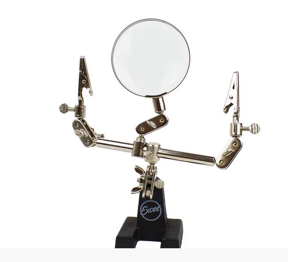 Excel Hobby Blade Helping Hands with Magnifier