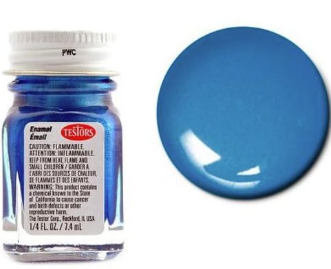 Testors Enamel Metallic Blue 1/4oz