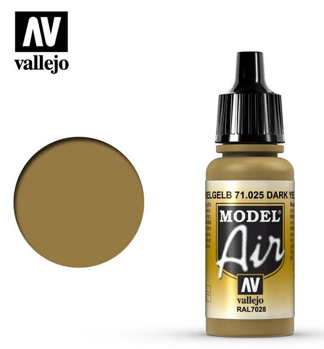 Vallejo Model Air FS33440 Dark Yellow 17ml