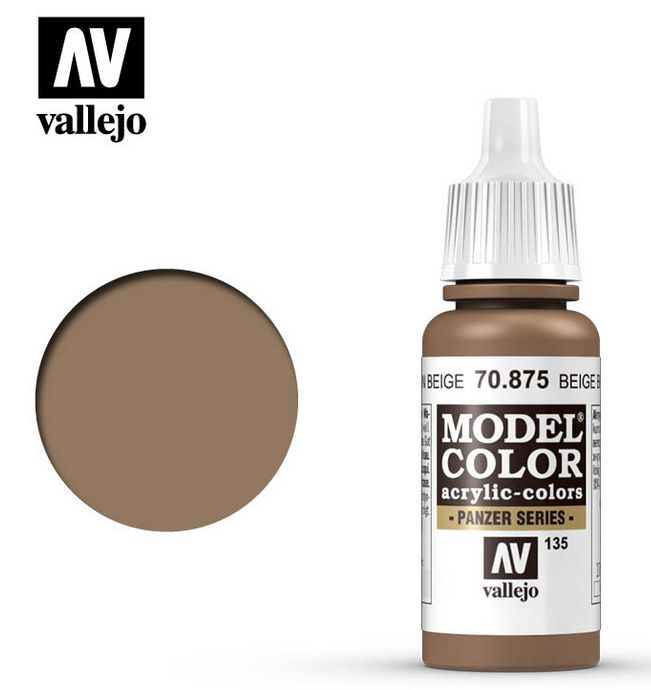 Vallejo Model Color FS31090 Beige Brown 17ml