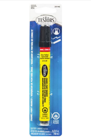 Testors Yellow Enamel Paint Marker