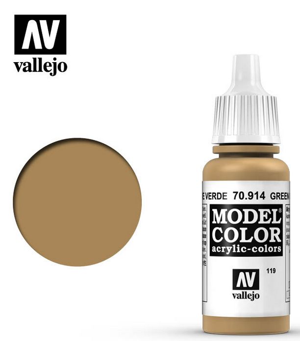 Vallejo OCHRE GREEN 17ml