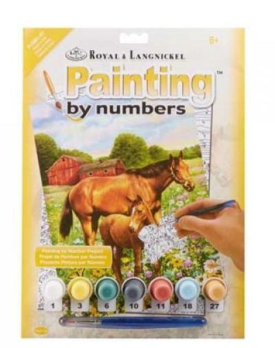 Royal &amp; Langnickel Paint by Number Kit Horse In Field