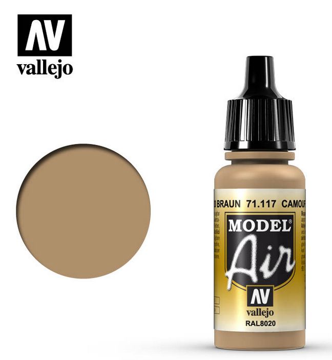 Vallejo RAL8020 Braun Camouflage Brown 17ml