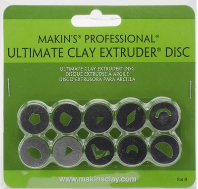 Makins Set B Clay Extruder Discs