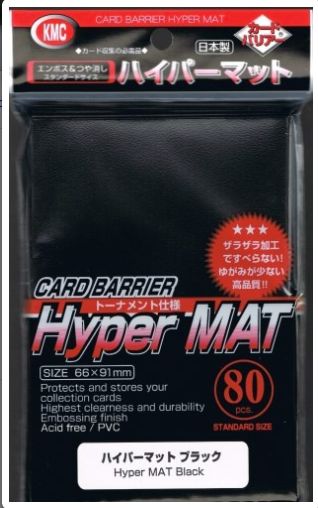 KMC SLEEVES HYPER MATTE BLACK