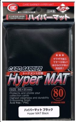 KMC SLEEVES HYPER MATTE BLACK