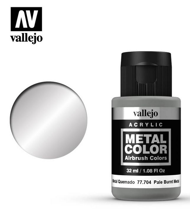 Vallejo Pale Burnt Metal Metal color 32ml