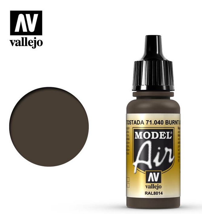 Vallejo Model Air Burnt Umber 17ml