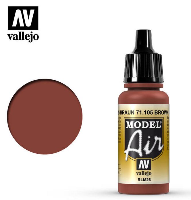 Vallejo Model Air RLM26 Brown 17ml