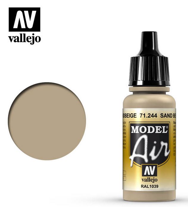 Vallejo Sand Beige RAL1039 Model Air Acrylic 17ml