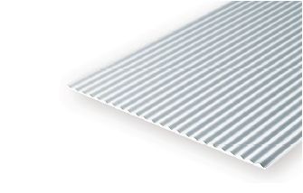 Evergreen Scale Models 0.030in Polystyrene Metal Siding Sheet 1pc