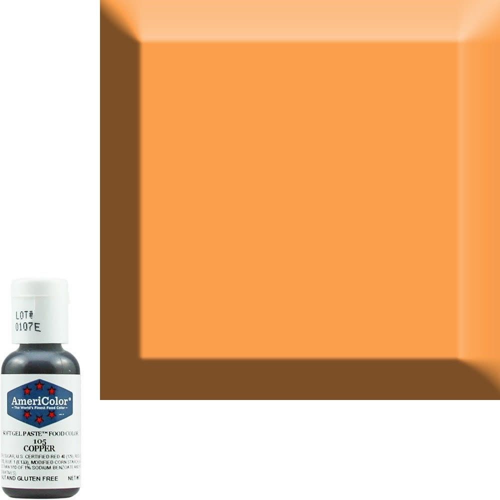 AmeriColor 0.75oz Soft Gel Copper